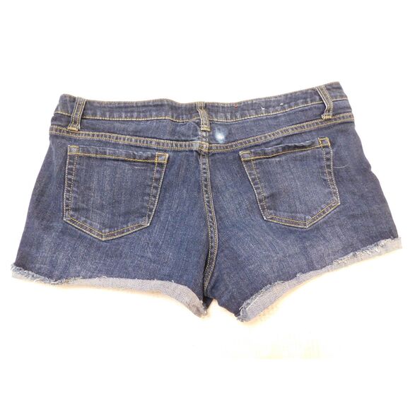 Denim Jeans Booty Shorts Sz. 15 Dark Wash Mossimo Supply - Picture 3 of 4